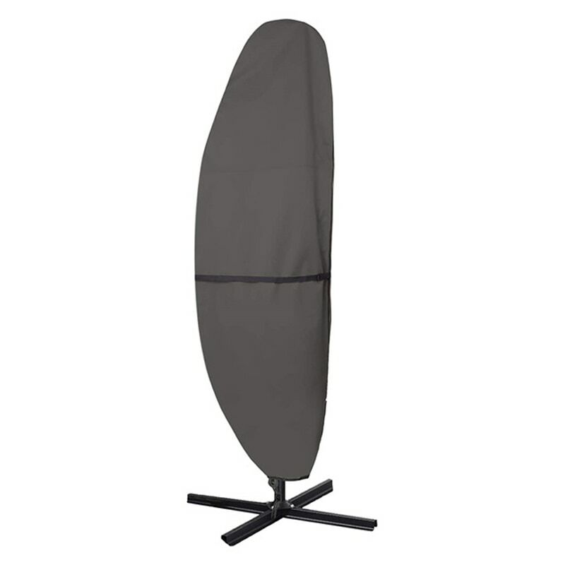 Staubschutzhülle Für Tragbaren, Wasserdichten Regenschirm Mit Uv-schutz – 25 / 55 / 230 Cm – Graues Oxford-polyester Mit Pu-beschichtung