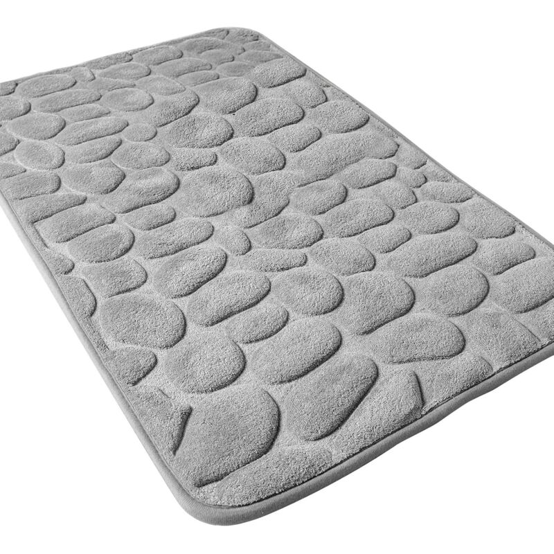 Rutschfeste Badematte Aus Memory-schaum, 40 X 60 Cm – Extrem Saugfähig Und Schnelltrocknend – Sbr-rückseite