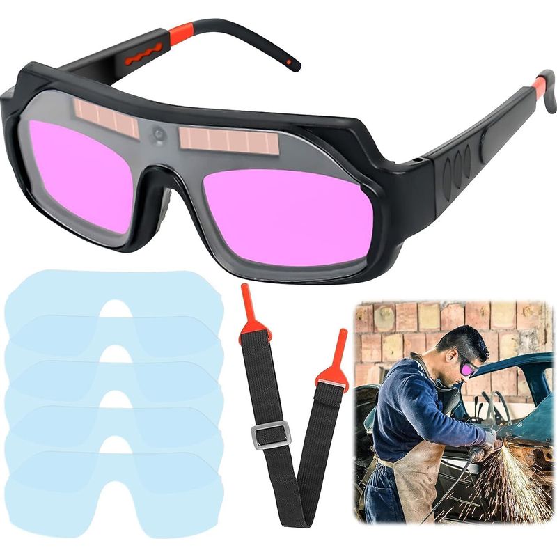 Automatisch Getönte, Verstellbare Und Entspiegelte Schweißerbrille Für Optimalen Schutz Bei Schweißarbeiten