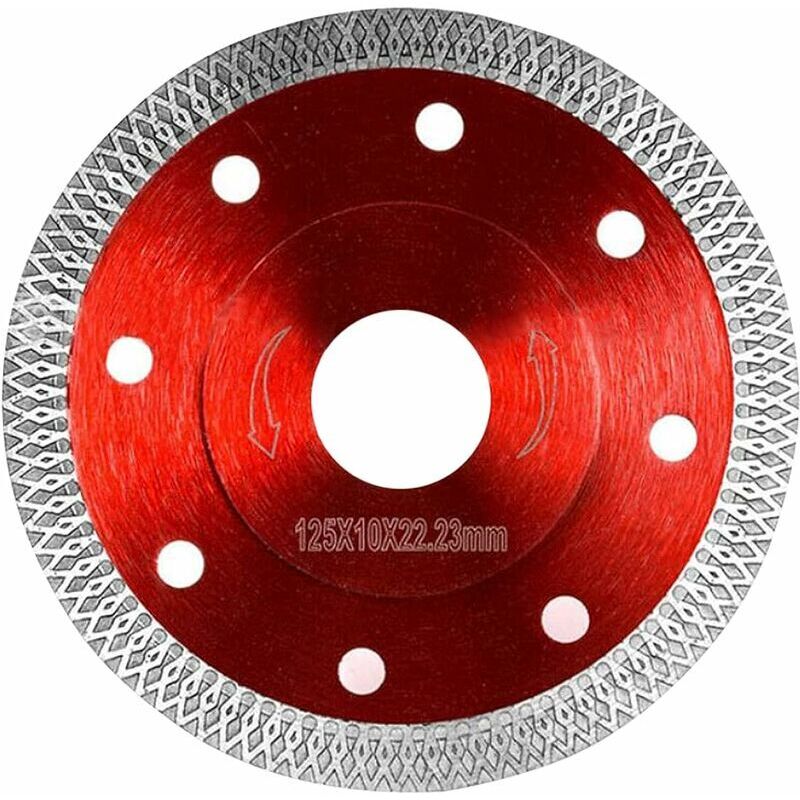 Disque Diamant 125mm Pour Carrelage Granit Céramique Marbre Bois Lame De Scie Circulaire Coupe Fine Et Sèche Accessoire Polyvalent