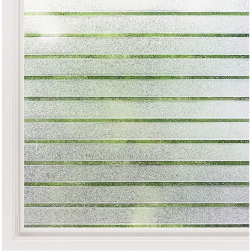 Film Electrostatique Vitre Opaque 45x200cm, Anti-rayures Sans Colle, Intimité Cuisine Salle De Bain, Protection Fenêtre