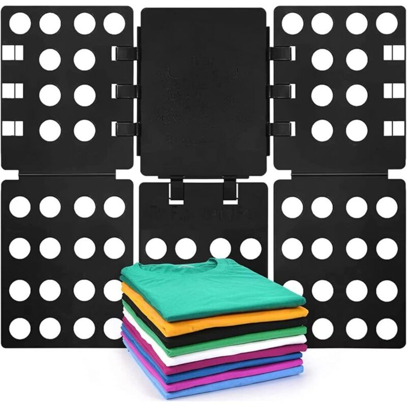 Kleiderfaltbrett 68 X 58 Cm Aus Strapazierfähigem Pp – Schnell Faltbar In 3 Sekunden – Ideal Für T-shirts Und Hemden
