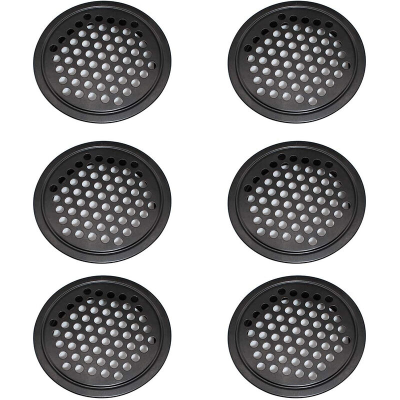 60-mm-vmc-lüftungsgitter – Set Mit 6 Stück Aus Wasserdichtem Und Geruchsneutralisierendem Edelstahl Für Kleiderschränke Und Badezimmer