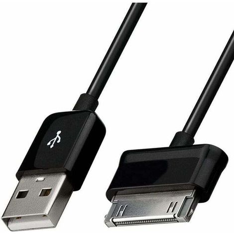 Usb-kabel Zum Laden Und Synchronisieren, Kompatibel Mit Samsung Galaxy Tab 2 10.1 P1000 Und 7.1 – Schwarz