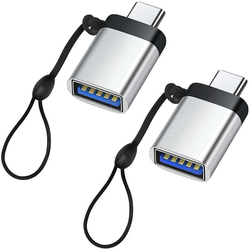 Usb-c-auf-usb-3.0-adapter – 2er-pack – Kompatibel Mit Smartphones, Laptops Und Pcs – Schnelle Und Zuverlässige Verbindung