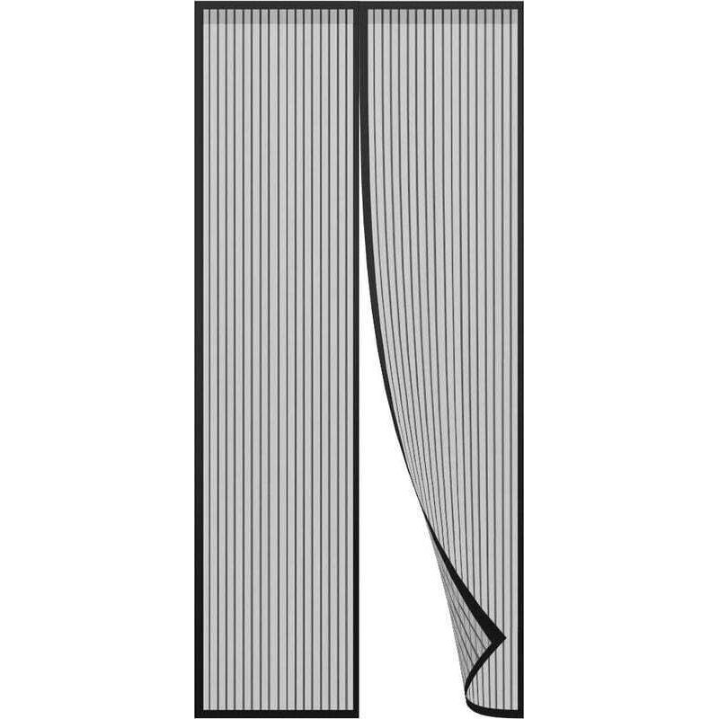 Magnetisches Tür-moskitonetz 80 X 200 Cm, Selbstschließender Moskitovorhang Mit Magneten Und Klettverschluss, Kein Bohren Erforderlich, Insektenschutzgitter Für Fenster