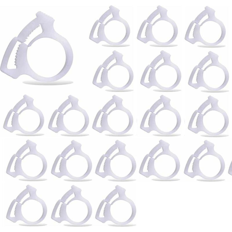 Lot De 20 Pinces De Fixation Pour Tuyau D'Aspiration De Piscine, Compatibles Avec Nettoyeurs Automatiques Type Polaris