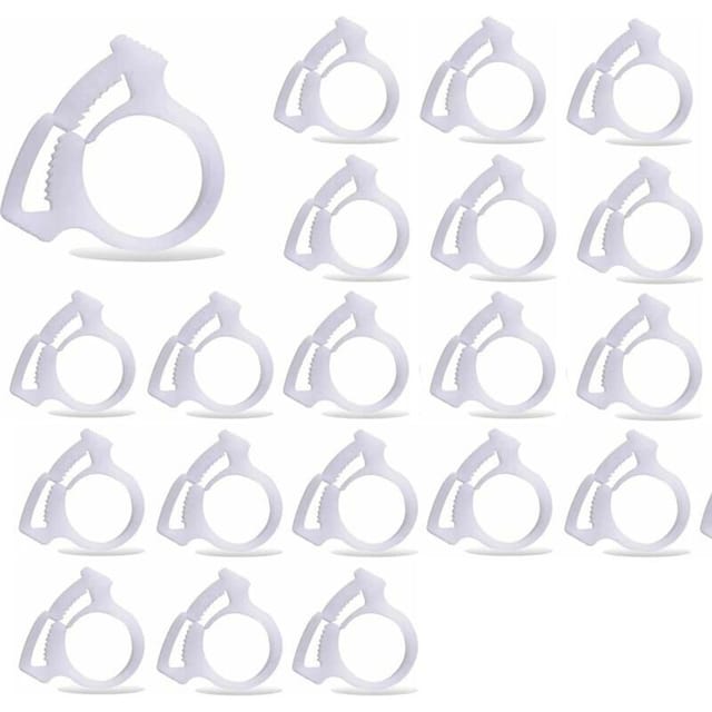 Lot De 20 Pinces De Fixation Pour Tuyau D'Aspiration De Piscine, Compatibles Avec Nettoyeurs Automatiques Type Polaris