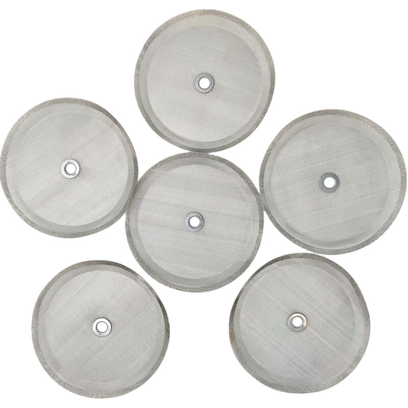 Ersatzfilter Aus Edelstahl Für Kaffeemaschinen, 10,2 Cm Durchmesser, 800–1000 Ml Fassungsvermögen, Mit Metallring