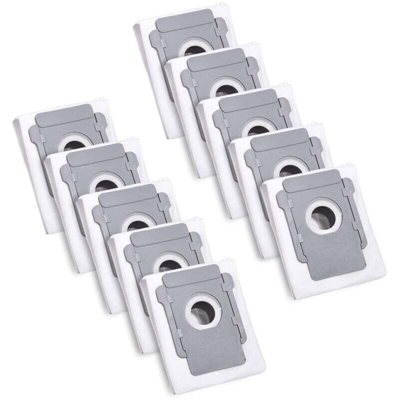 10 Sacs Poussière Pour Robot Aspirateur, Compatibles Base Auto-vide, Accessoires De Rechange
