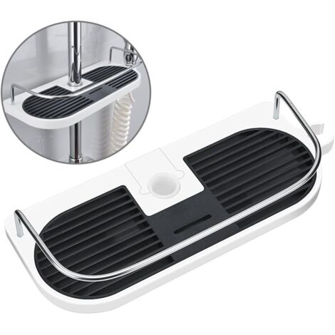 Duschablage Ohne Bohren Für 19-25 Mm Duschstangen – Badezimmer-organizer-halter Für Shampoo Und Pflegeprodukte