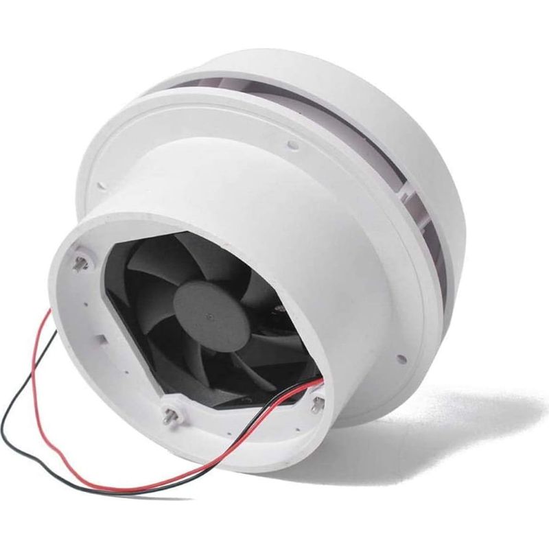 Ventilateur D'Extraction Silencieux 12v Pour Camping-car, Caravane Et Remorque. Kit Complet Avec Coque Et Moteur Puissant Pour Une Ventilation Efficace
