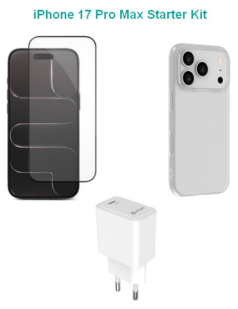 Ladegerät Estuff Es-kit-iph17promax Mit Hülle Und Displayschutz