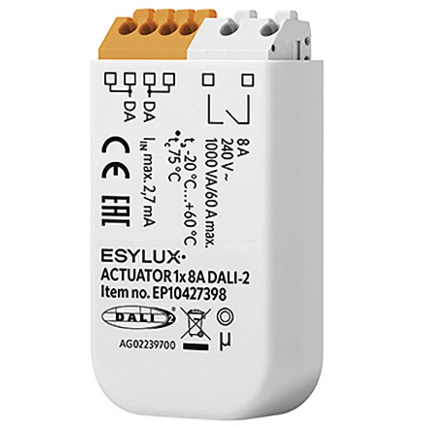 [neuwertig] B-ware Esylux Schaltaktor Stromstoßschalter Actuator Dali 2 Relaiskontakt Integration
