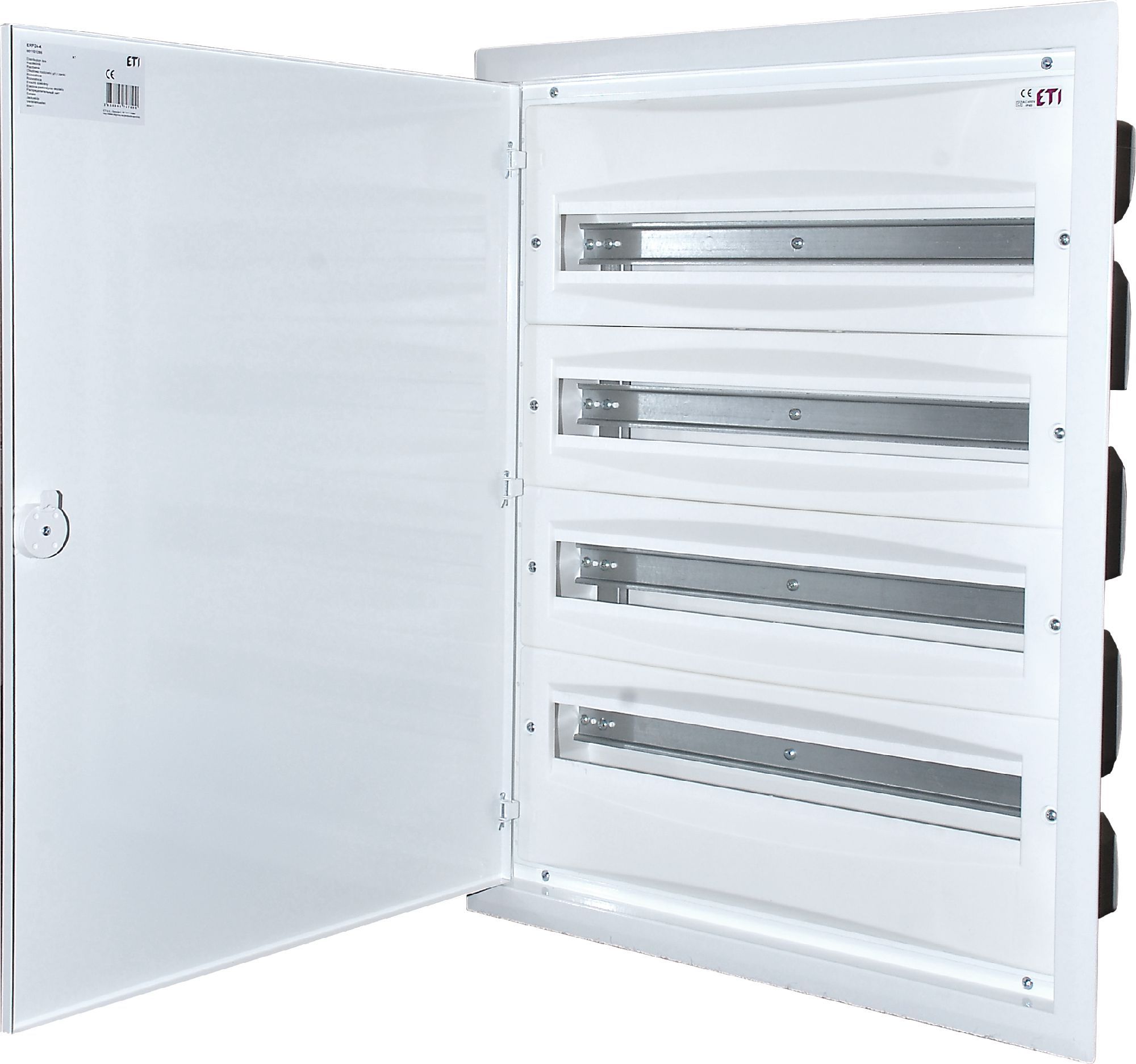Schalttafel Eti Erp24-4 4 Reihen Metalltür