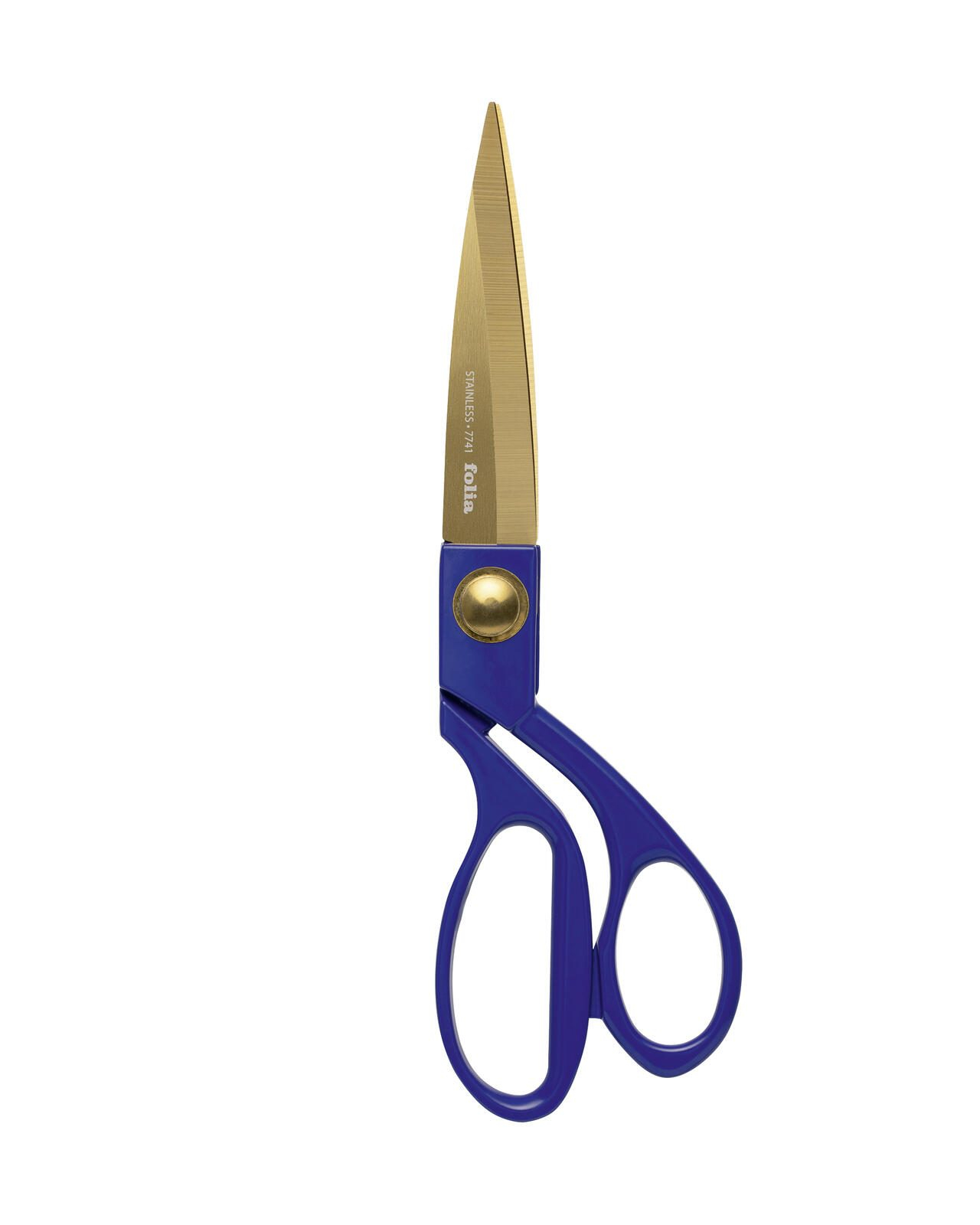 Schere Folia 20 Cm Ergonomische Griffe Gold Blau