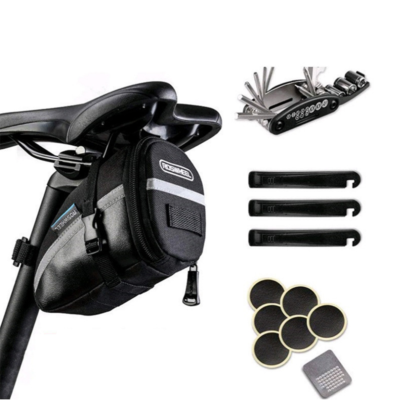 Fahrradreparaturtasche Und Wasserdichte Handyhalterung, Universelle Lenker-satteltasche Für Mountainbikes, Motorräder, Roller, Reisende Und Radfahrer