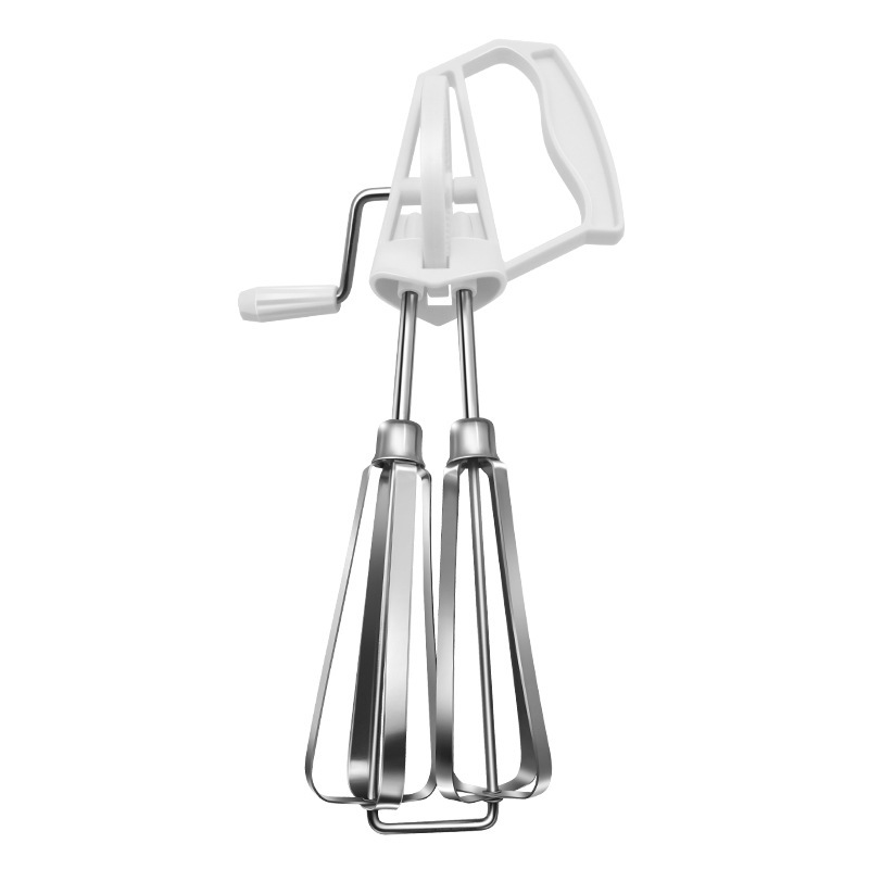 Professioneller Schneebesen, Kugelbesen, Handrührgerät, Milchmixer, Diy-back- Und Küchenhelfer, 25,5 X 13 X 6,5 Cm (weiß)