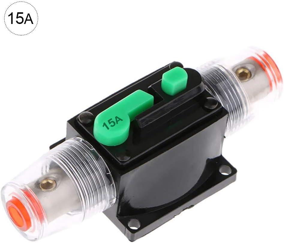 Sicherungshalter Für Leitungsschutzschalter, Wasserdicht, 12 V/24 V Dc, Kfz-audio-inline-schutz, Rückstellsicherung Für 15-a-schutzsystem