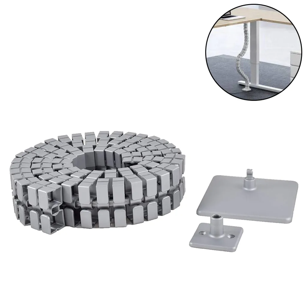 Kabelmanagement Unter Dem Schreibtisch - Flexibles Kabelorganizer Und Kabelschutz