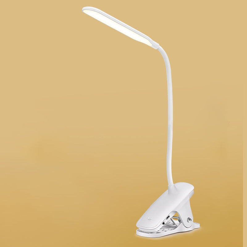 Leselampe, Schreibtischlampe Mit Klemme, Einstellbare Und Flexible Helligkeit Zum Lesen, Arbeiten Und Reisen (quadratisch)