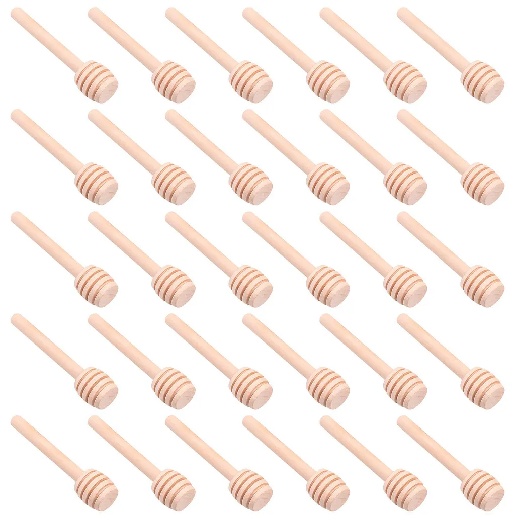 30 Stück Holzlöffel Set Honig Dipper Mini Für Honiggläser