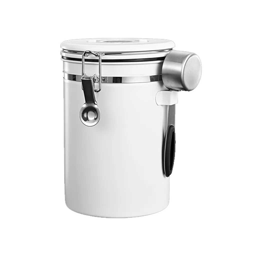 Edelstahl-kaffeedose, Luftdichter Behälter Für Kaffeebohnen, Tee, Zucker Und Mehl