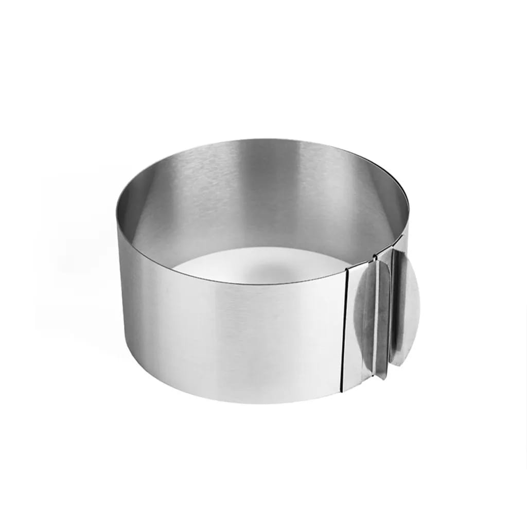 Backset - Edelstahl - Verstellbarer Tortenring - Hilft Backanfängern Und Bäckern, Leckere Kuchen Zu Backen
