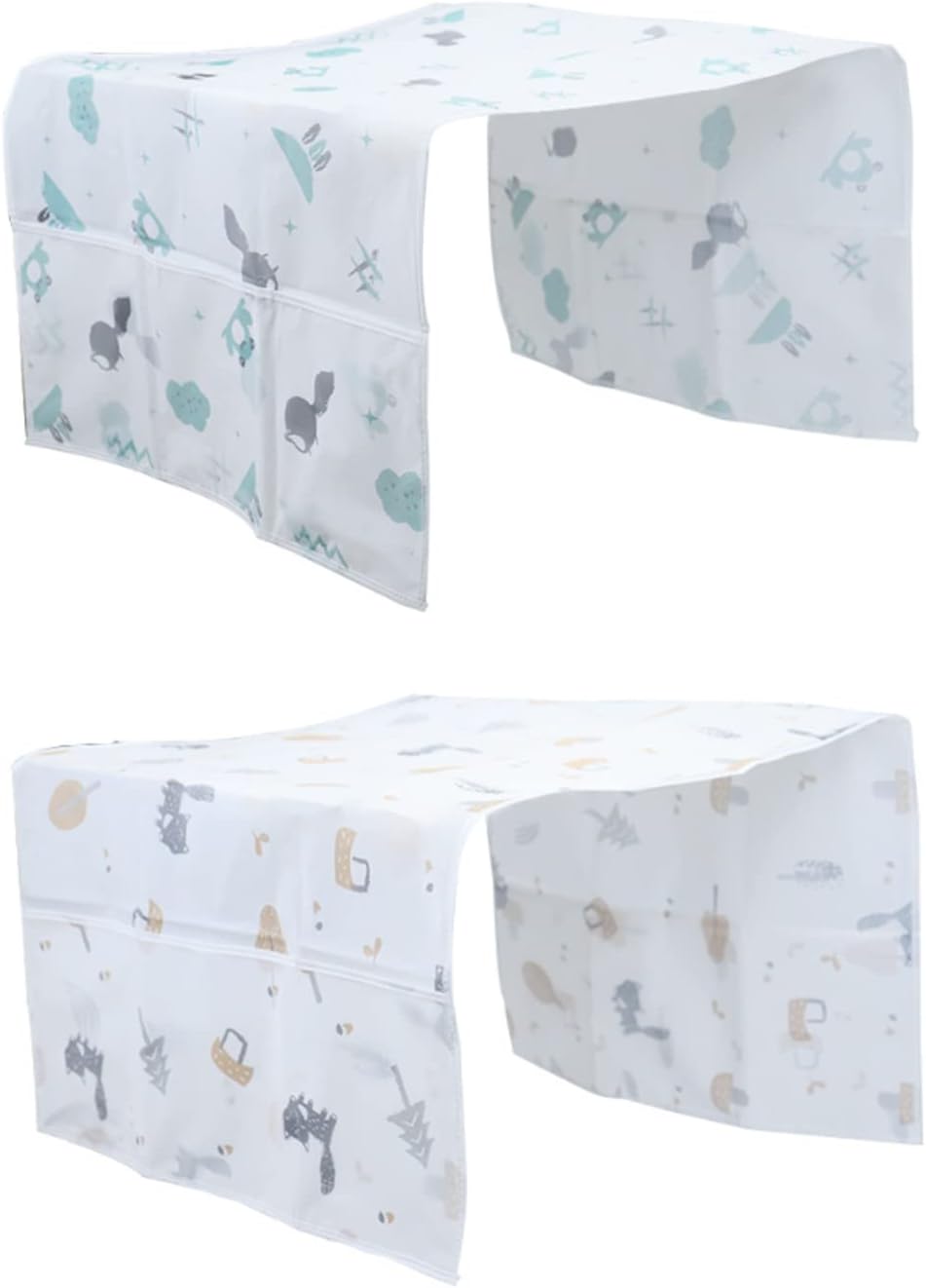 Set Mit 2 Staubschutzhüllen Für Waschmaschine Und Kühlschrank, Inklusive Aufbewahrungstasche (130×54cm)