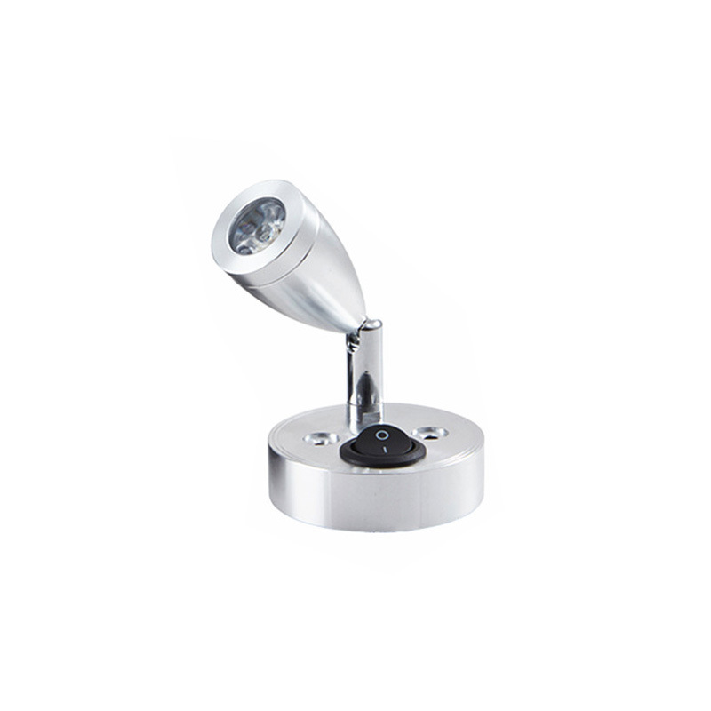 3-w-led-leselampe Mit Einstellbarem Schalter, Warmweißes Licht, Für Wohnmobil-innenräume – 9,7 Mm X 6 Mm X 6 Mm