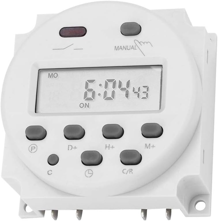 Programmierbarer Digitaler Lcd-timer (12 V Dc, 16 A), Cn101a Digitaler Mikrocomputer-leistungssteuerungs-minitimer