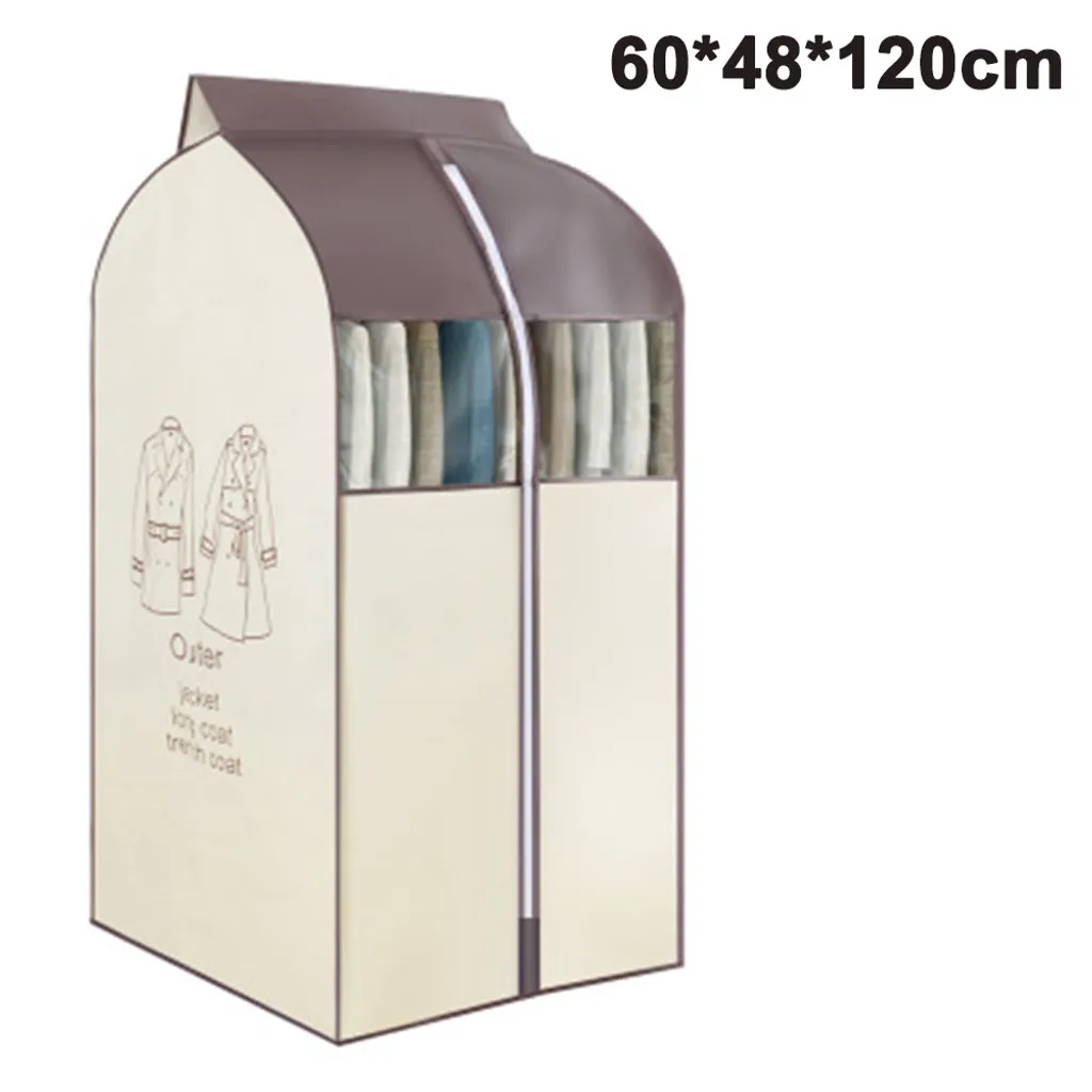 Hängende Kleidertasche Mit Durchsichtigem Pvc-fenster, Staubdichte Abdeckung Für Anzug, Jacke, Kleiderschrankorganisation