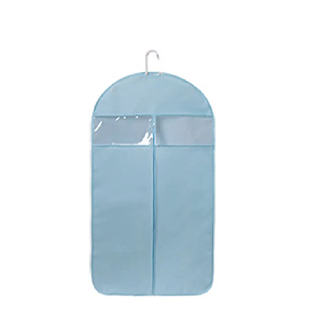 Kleidung Staubschutz Kleid Anzug Mantel Organizer Kleiderschrank Kleidung Staubabdeckung Hochwertige Kleiderhülle Für Anzug Und Kleid, Blau
