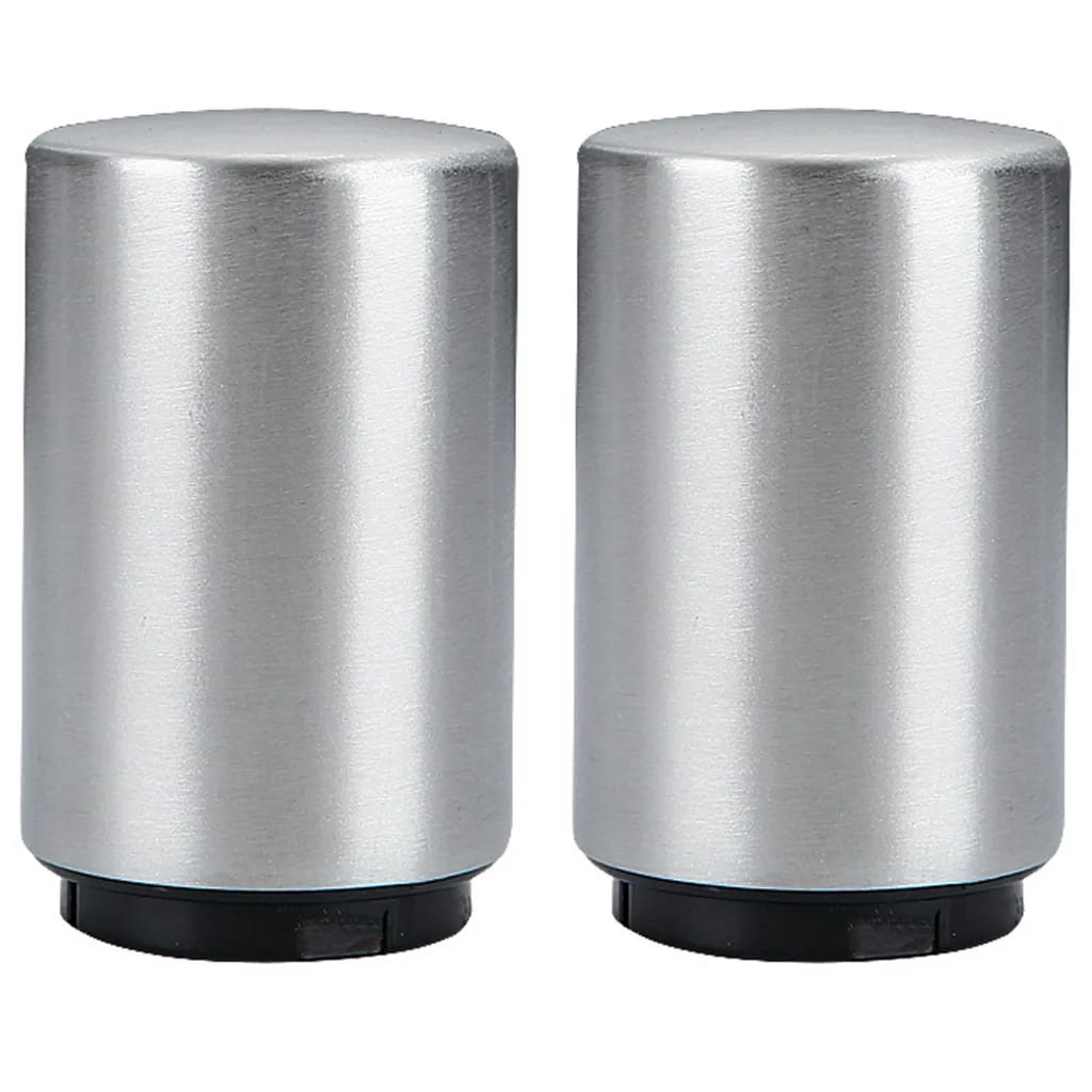 Flaschenöffner Nach Unten Drücken Und Abnehmen Automatischer Bierflaschenöffner Magnetischer Kappenfänger, Silber