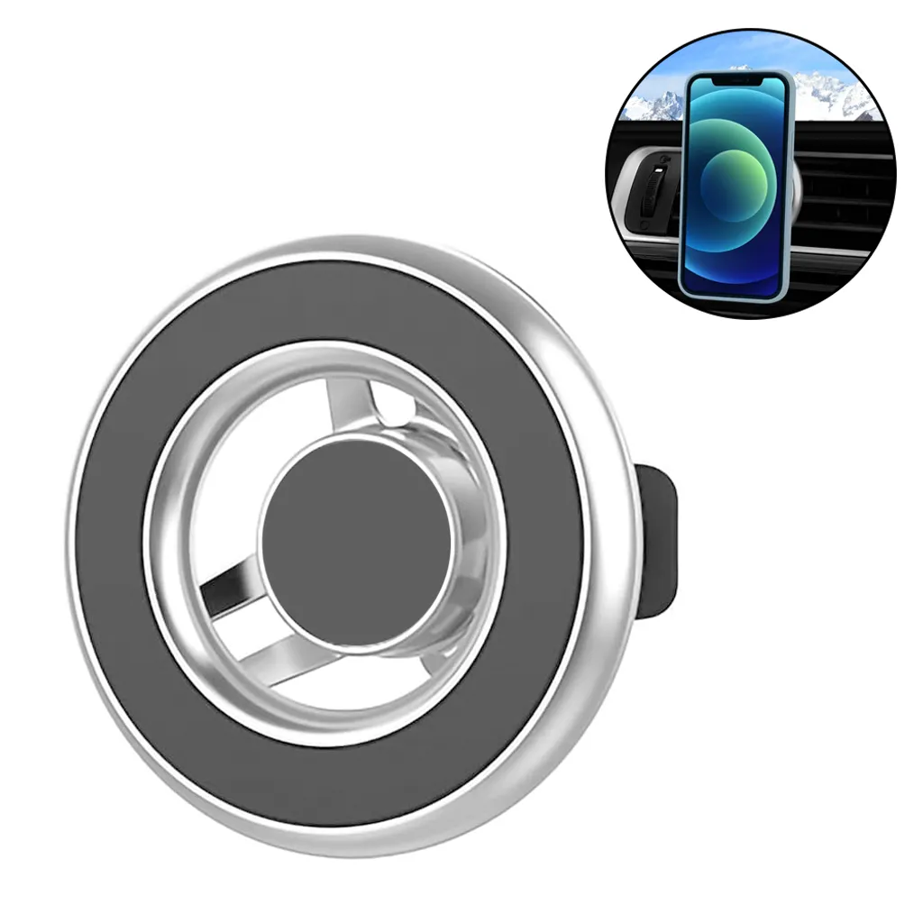 Autohalterung Für Das Handy Kompatibel Mit Magsafe, Lüftungshalterung Für Das Auto Mit 360 Grad Drehung, Universelle Magnetische Autohalterung Kompatibel Mit Iphone 13/12/11, Samsung