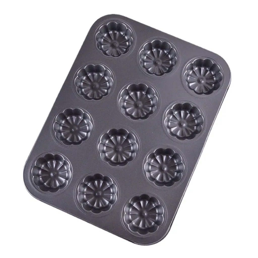 Original Gugelhupfform Mini Gugelhupfform Aus Aluminiumguss Für 12 Kuchen Graphit