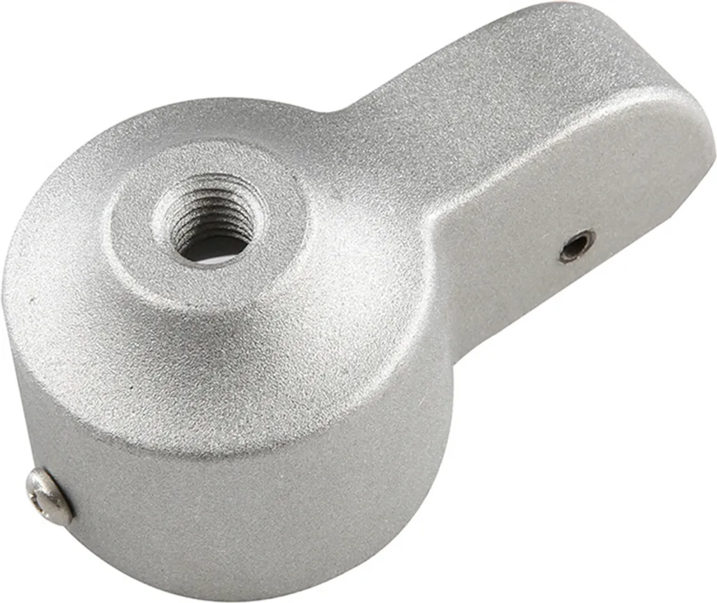 Flaggenmast-umlenkrolle - Aluminiumlegierung Flaggenmast-kit - Feste Flaggenmast-umlenkrolle - Beste Flaggenmast-zubehör (silber)