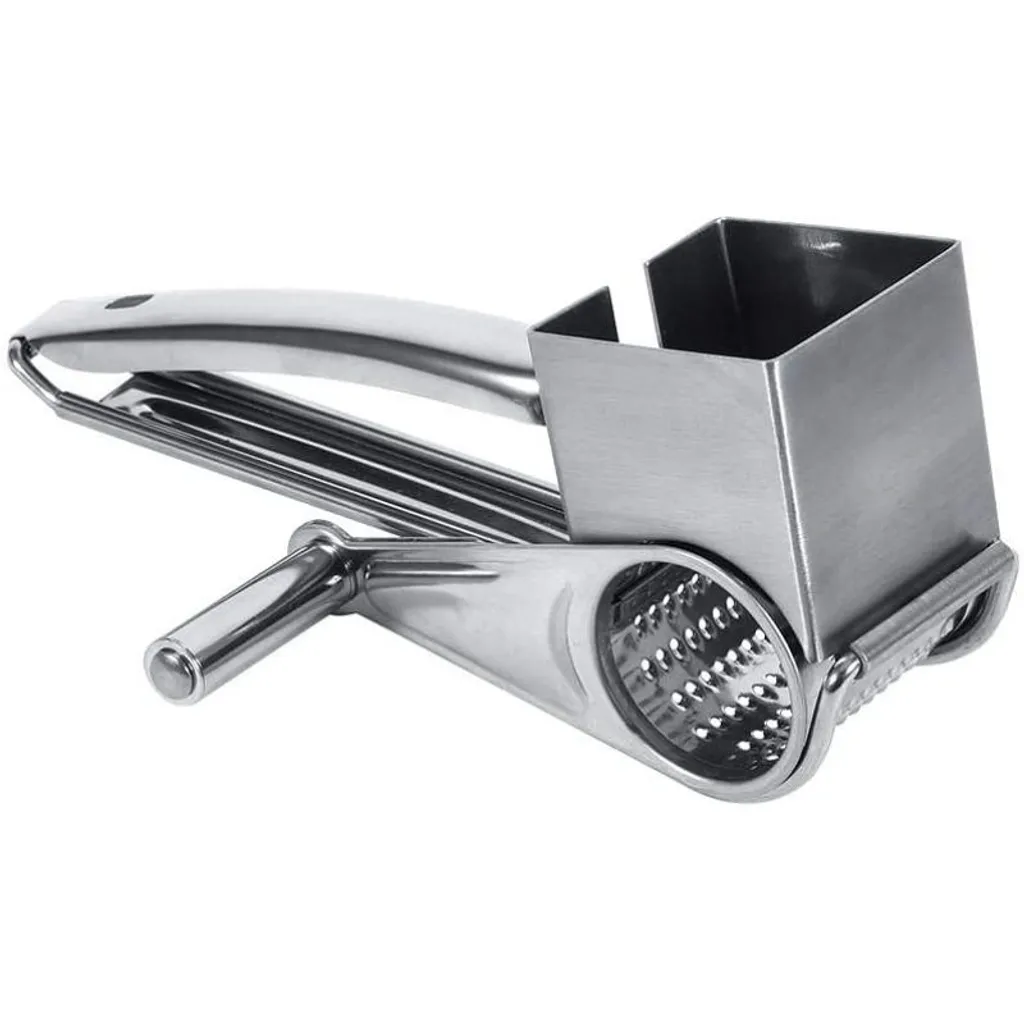 Mehrzweck-käsereibe, Edelstahl-käsereibe Mit Edelstahl-handtrommeln, Reibe Für Mozzarella, Gemüse Und Mehr, Ergonomisches Design
