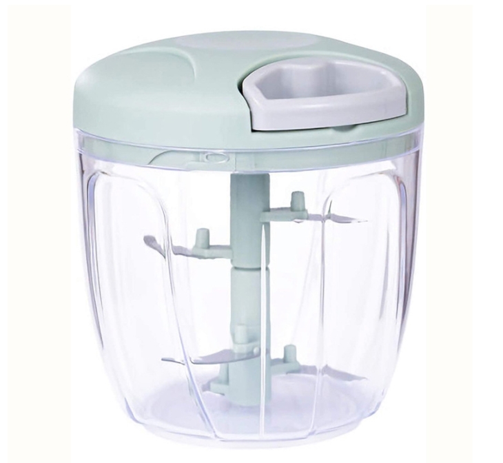 Manuelle Knoblauchpresse Für Gemüse, 900 Ml, Ideal Für Zwiebelsalate, Knoblauchsauce, Petersilie, Würstchen/nüsse, Vanille Und Babynahrung. Maße: 11,5 X 12 Cm (grün).