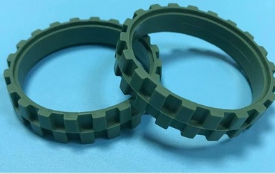 Geeignet Für Cobos Cen540, Cen546 Und Cr120 Kehrroboter: Reifen, Bodenschale, Olivgrüne Farbe X500 (2er-pack).