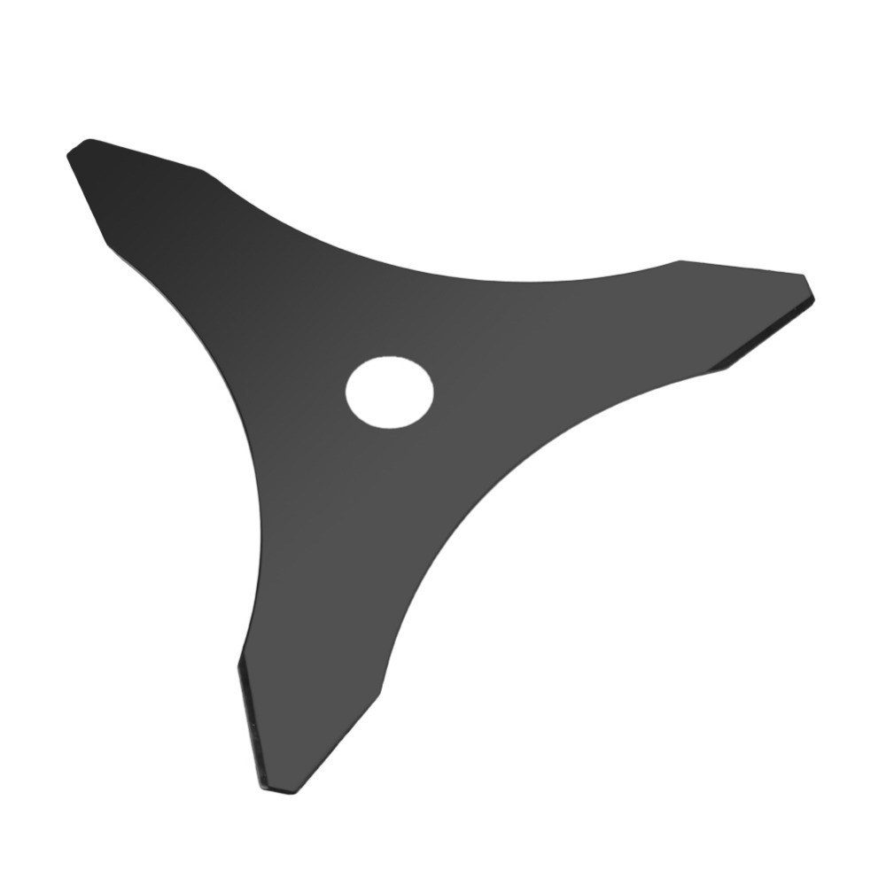 2 Stück Dreizahn-freischneiderklinge, 255 Mm Schneide, 25,4 Mm Bohrung, 3 Mm Dicke