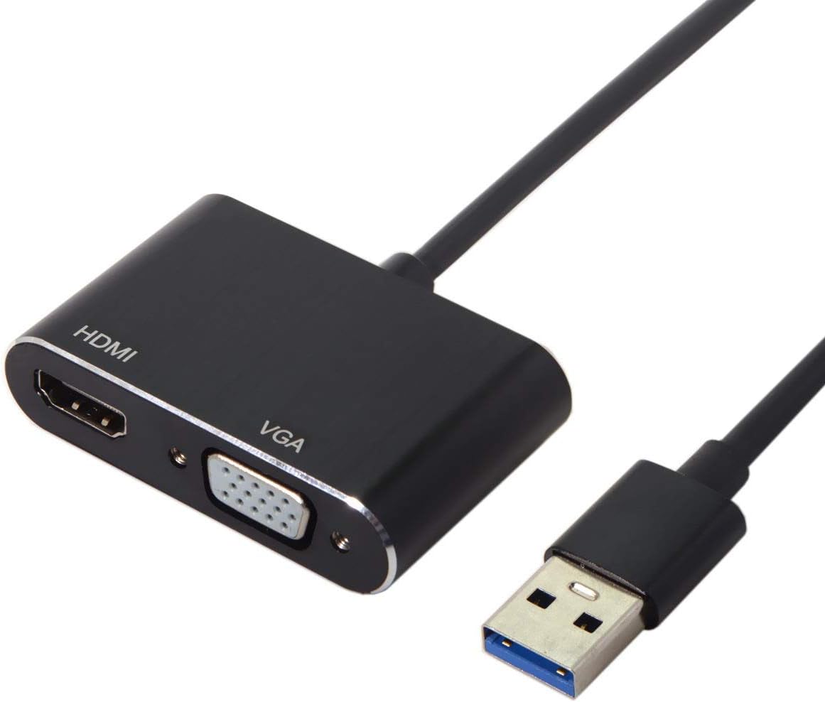 Usb 3.0 Auf Hdmi Und Vga Hdtv-adapterkabel Für Externe Grafikkarten An Windows-laptops Und Macbooks