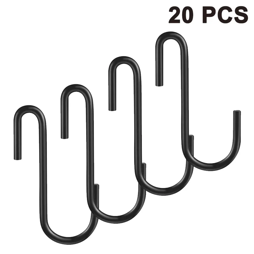 20 Stück Hochleistungs-s-haken Zum Aufhängen Von Küchenutensilien, Handtüchern, Kleidung, Pflanzen Und Gartengeräten