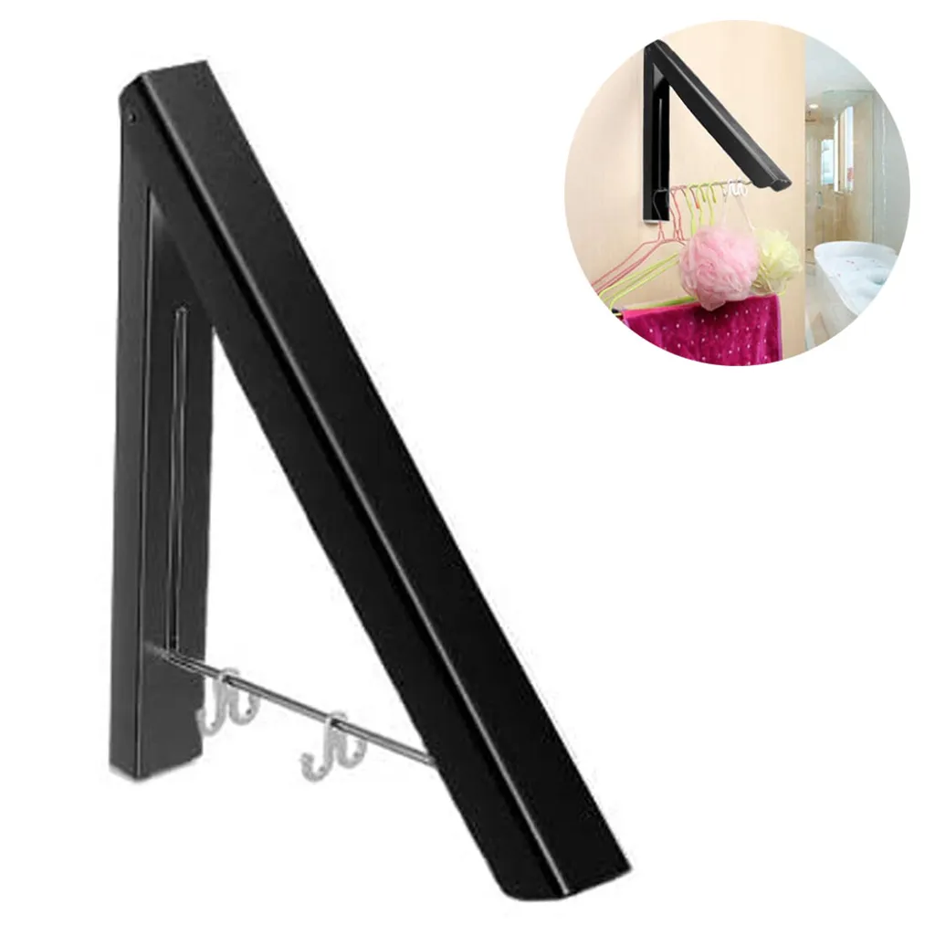 Wandklappbarer Kleiderhaken, Aluminium-kleiderbügel, Kleiderlüfter Für Schlafzimmer, Badezimmer, Balkon