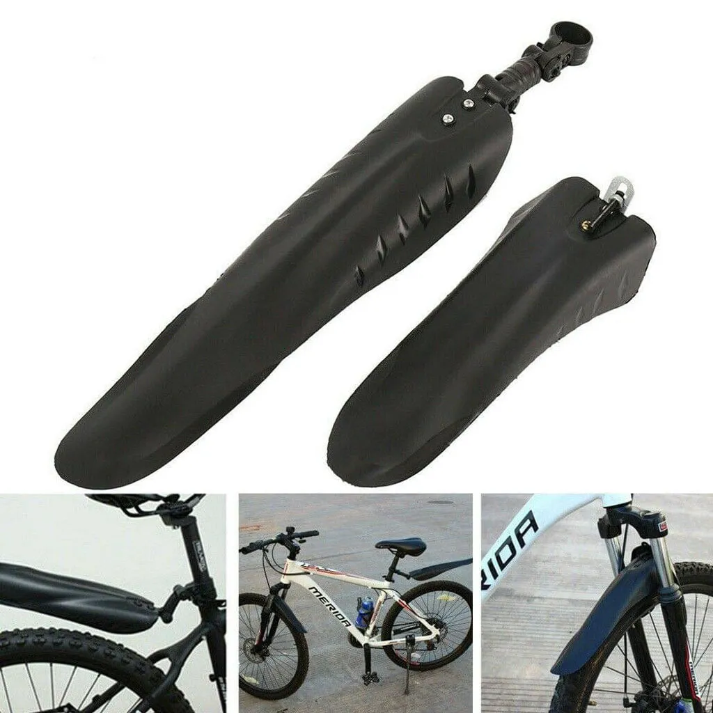Fahrrad-schutzblech-set, Universelles Vollabdeckungs-verstärktes Und Verbreitertes Fahrrad-kotflügel-set, Verstellbare Vordere Und Hintere Kotflügel-schmutzfänger Für Mtb-rennrad-stadtfahrrad