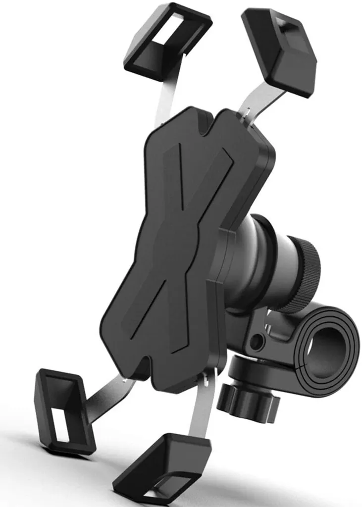 Fahrrad-handyhalterung Aus Edelstahl, 360° Drehbare Universelle Outdoor-handyhalterung Für Fahrräder Und Motorräder, Geeignet Für 4-7 Zoll Smartphones
