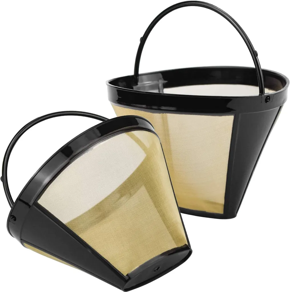 2 Wiederverwendbare Kaffeefilter, Edelstahl-kaffee-filter