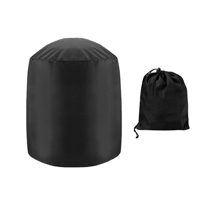 Wasserdichte Grillabdeckung, Runde Grillabdeckung 71 X 68 Cm, Uv-schutzabdeckung (schwarz)