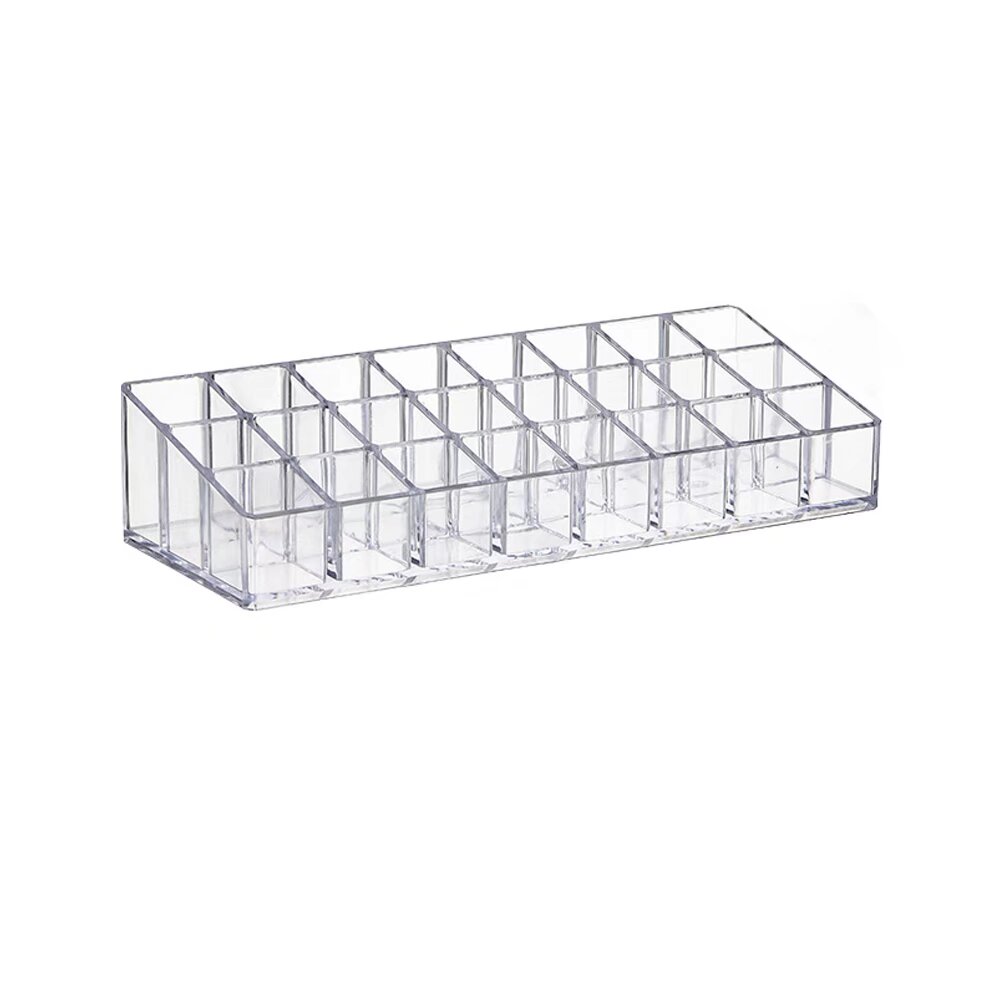 Light Lipstick, Lippenstift-organizer Mit 24 Fächern, Kosmetik-aufbewahrungsständer Für Lippenstift, Pinsel Und Schmuck
