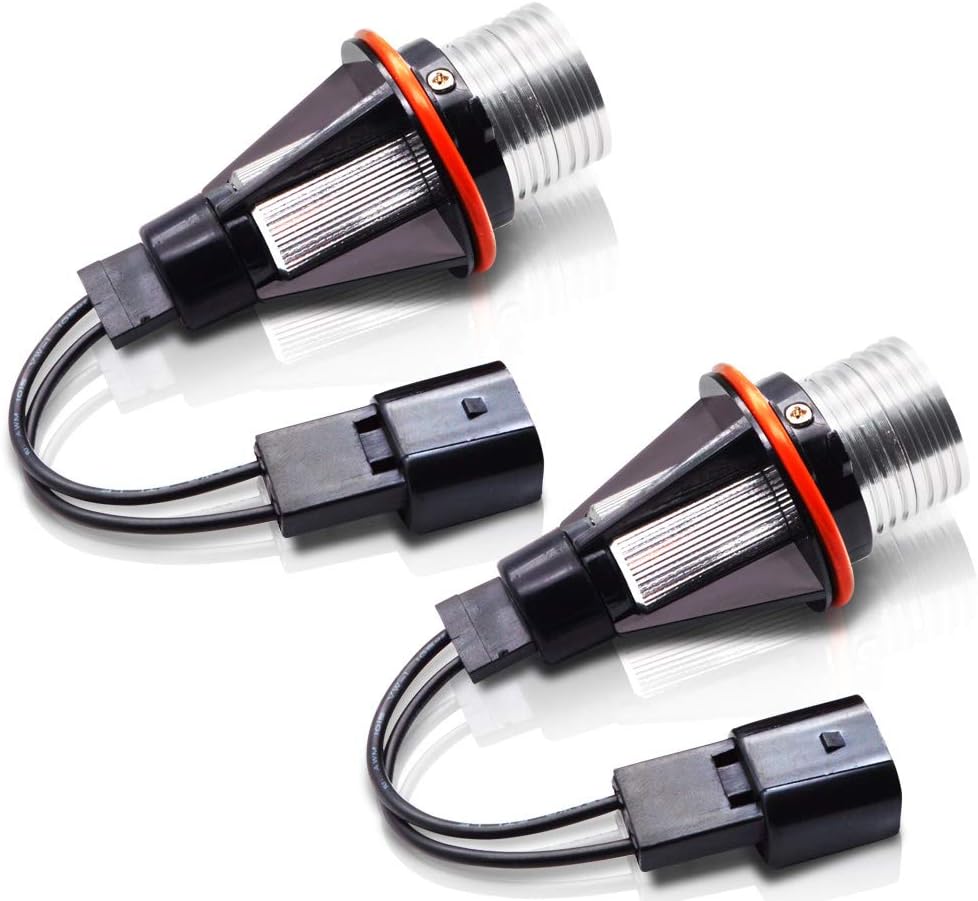 10-w-led-angel-eyes-scheinwerfer Ohne Fehlermeldung, Canbus-scheinwerferring-markierungslampen, 420 Lm, 6000 K Weiß, Für E39, E87, E60, E61, E63, E64, E65, E66, E83, 1er/3er/6er/7er Reihe, X3, X5, 2 S